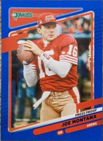 Joe Montana [Press Proof Blue] #57