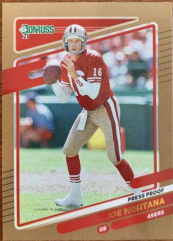 Joe Montana [Press Proof Bronze] #57