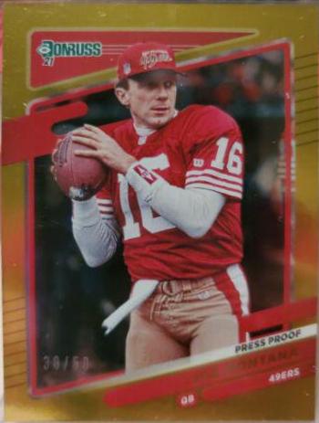 Joe Montana [Press Proof Gold] #57