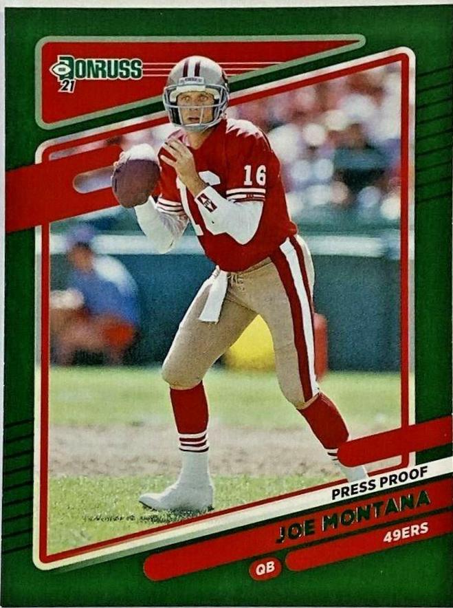 Joe Montana [Press Proof Green] #57