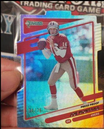 Joe Montana [Press Proof Silver Die Cut] #57