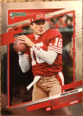 Joe Montana [Press Proof Silver] #57