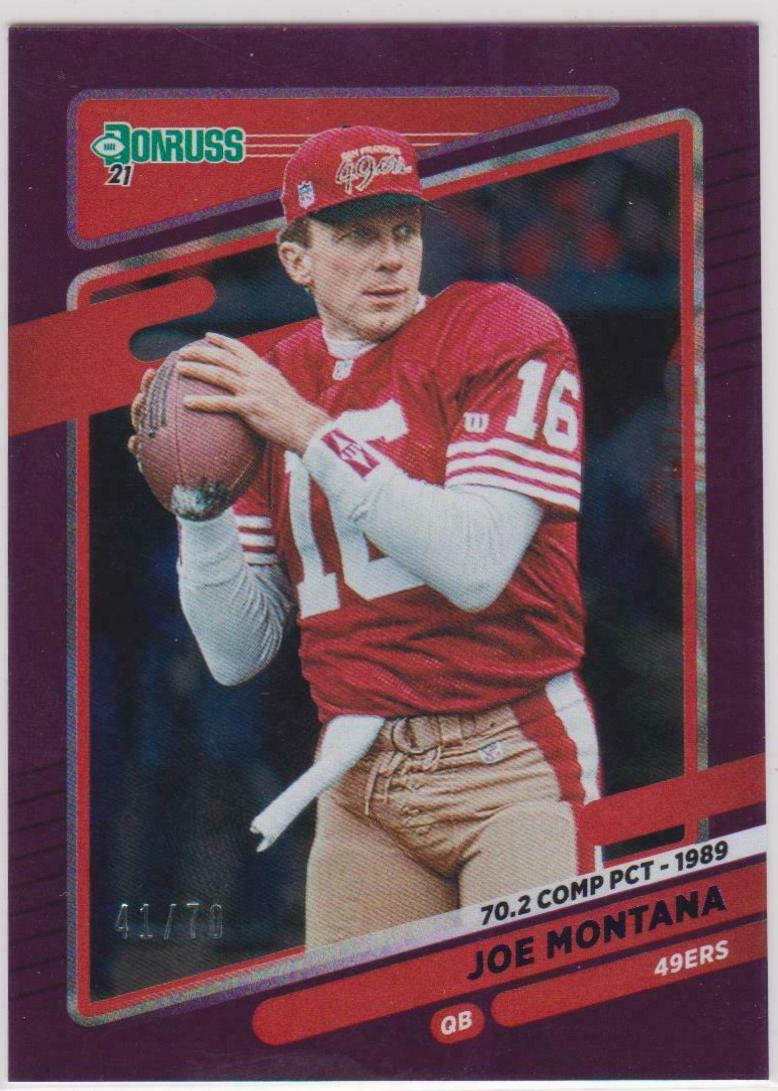 Joe Montana [Season Stat Line] #57