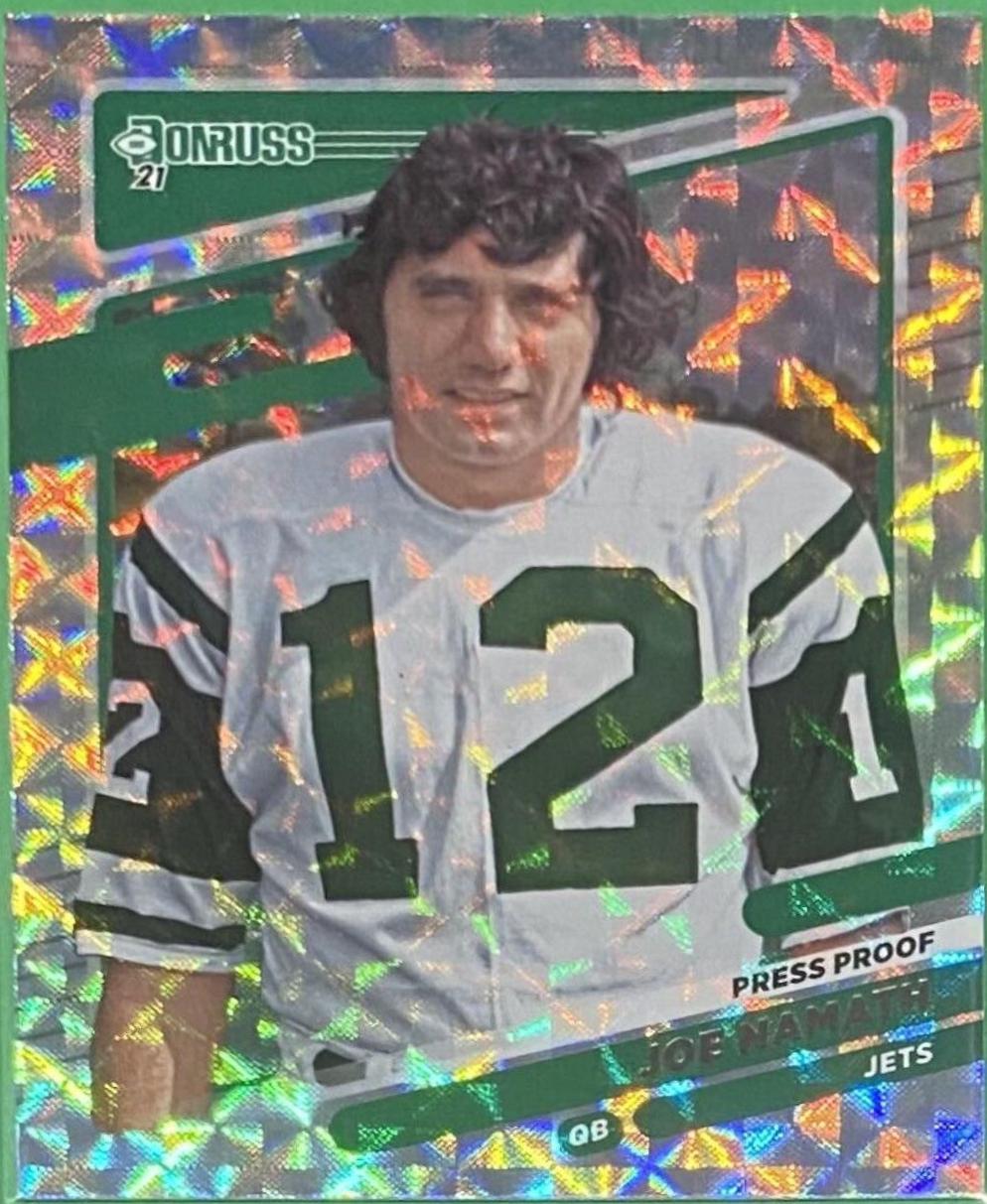 Joe Namath [No Helmet Press Proof Hyper] #42