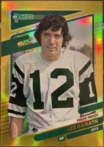 Joe Namath [No Helmet Press Proof Premium] #42