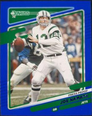 Joe Namath [Press Proof Blue] #42
