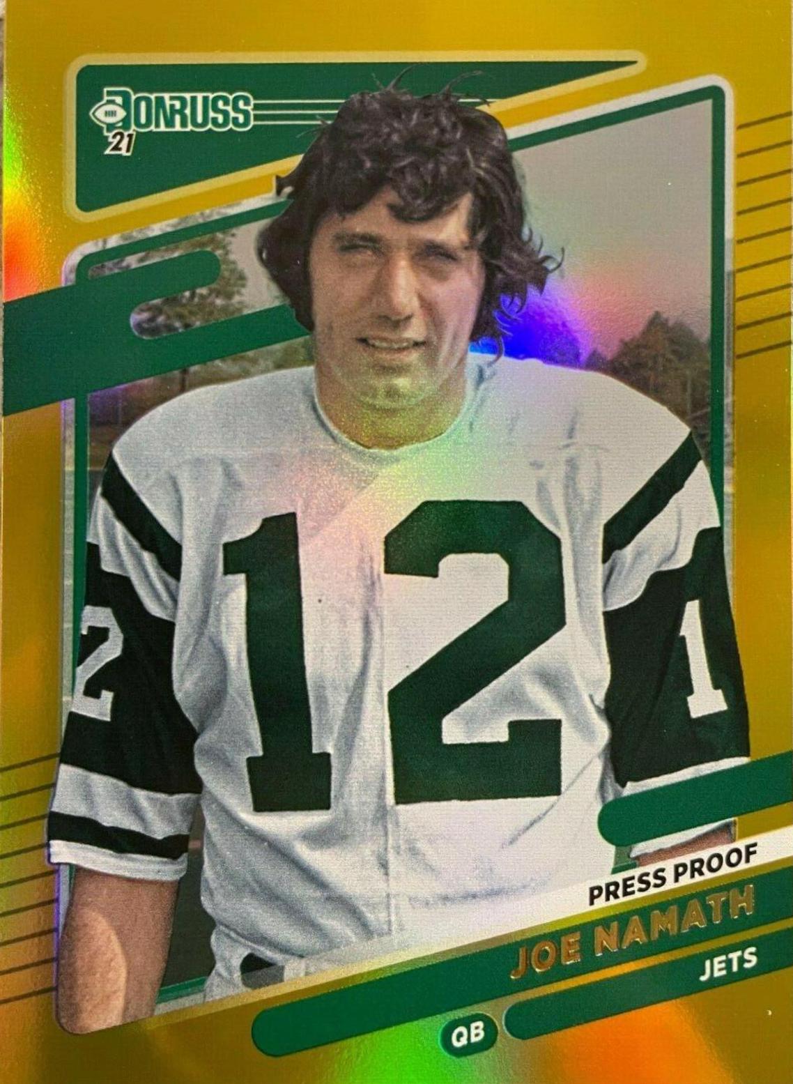 Joe Namath [Press Proof Gold] #42