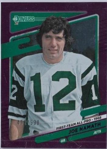 Joe Namath [Season Stat Line] #42