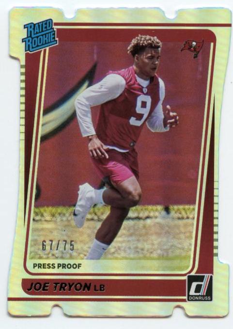 Joe Tryon [Press Proof Silver Die Cut] #346