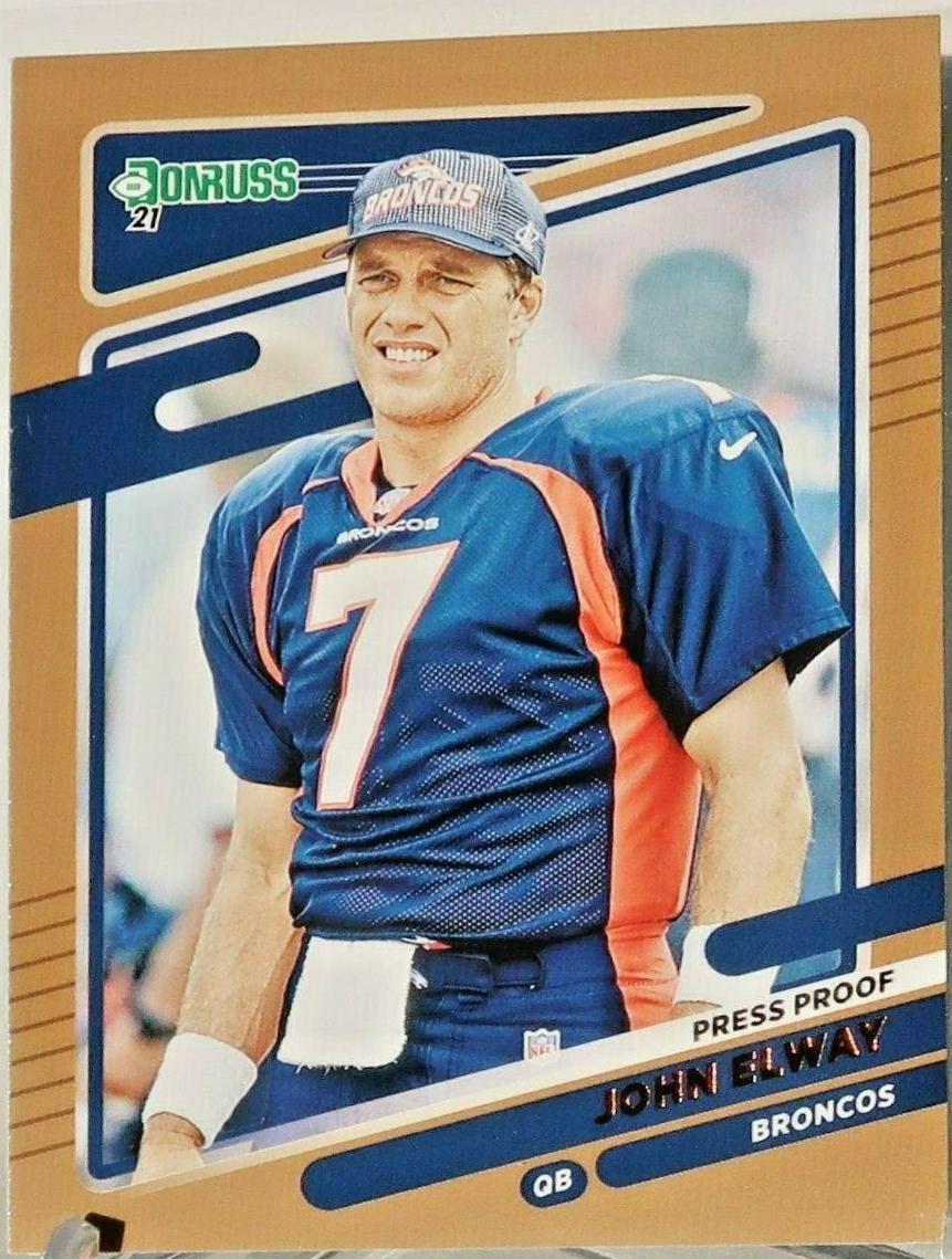 John Elway [No Helmet Press Proof Bronze] #180