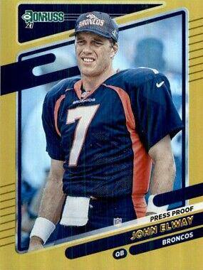John Elway [No Helmet Press Proof Premium] #180