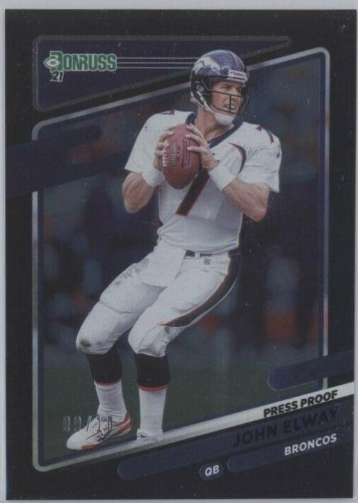John Elway [Press Proof Black] #180
