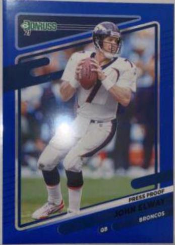 John Elway [Press Proof Blue] #180