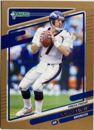 John Elway [Press Proof Bronze] #180