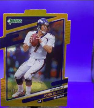 John Elway [Press Proof Gold Die Cut] #180