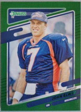 John Elway [Press Proof Green] #180