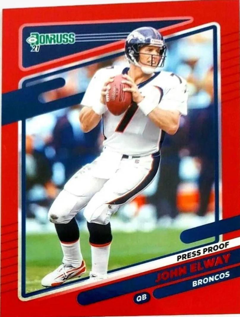 John Elway [Press Proof Red] #180