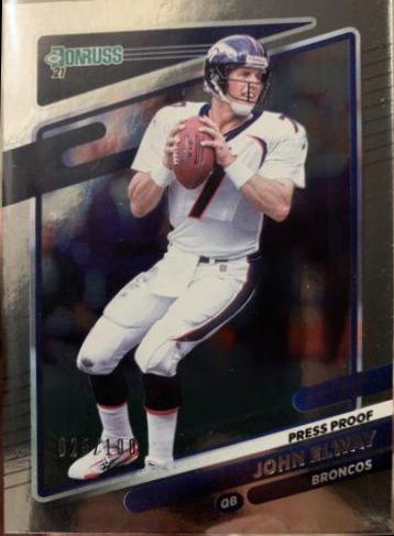 John Elway [Press Proof Silver] #180