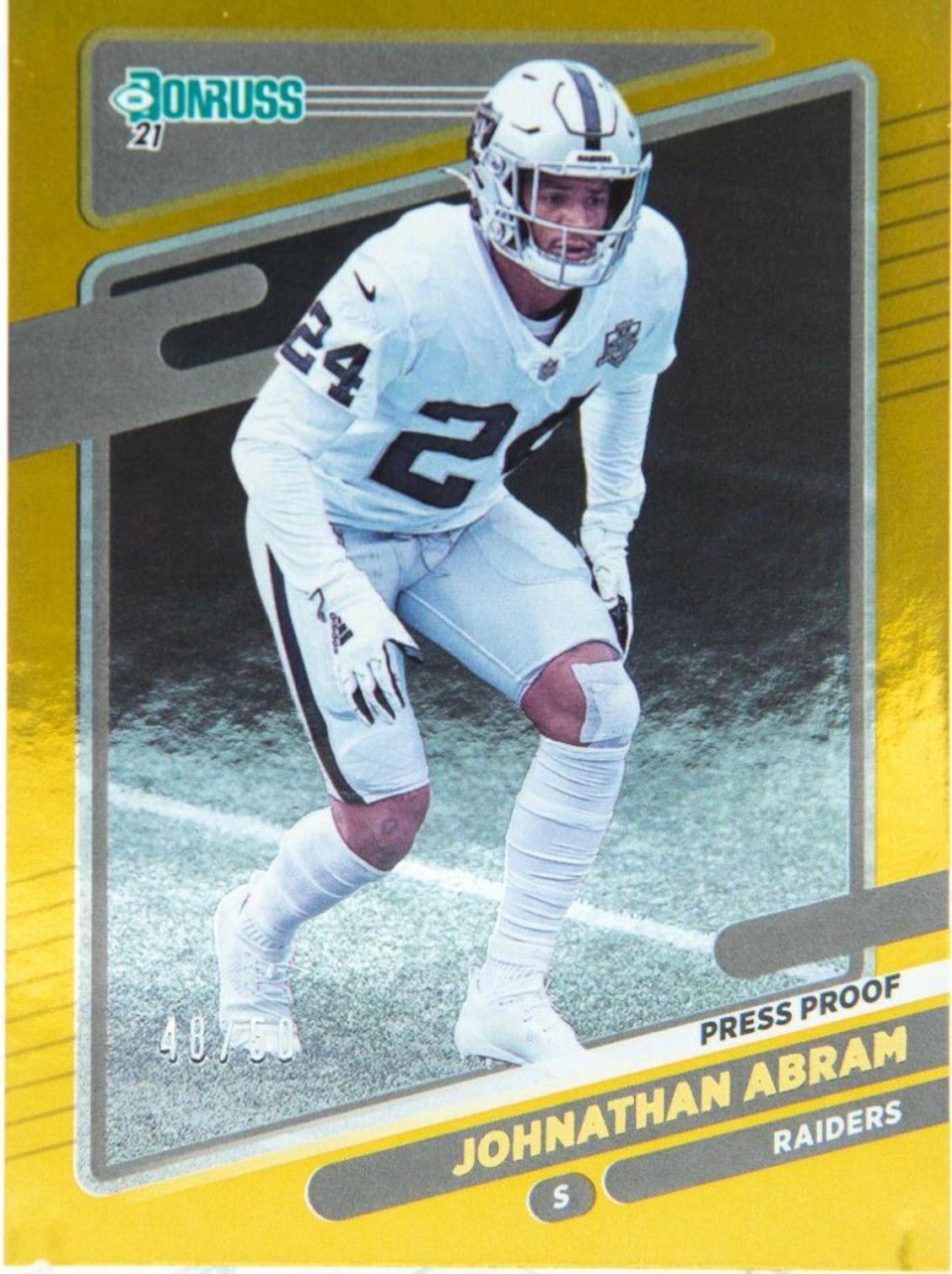 Johnathan Abram [Press Proof Gold] #89