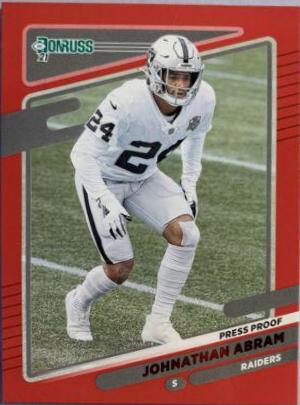 Johnathan Abram [Press Proof Red] #89