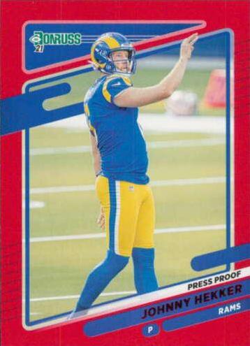 Johnny Hekker [Press Proof Red] #146
