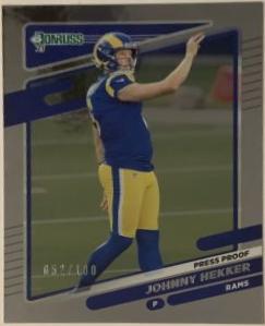 Johnny Hekker [Press Proof Silver] #146