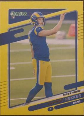 Johnny Hekker [Press Proof Yellow] #146