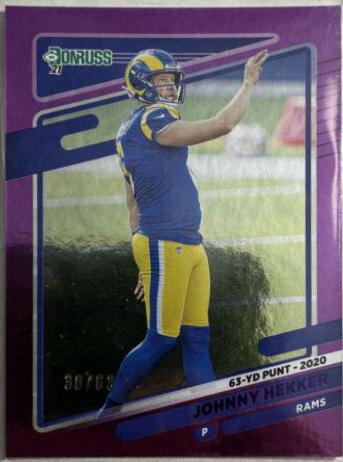 Johnny Hekker [Season Stat Line] #146