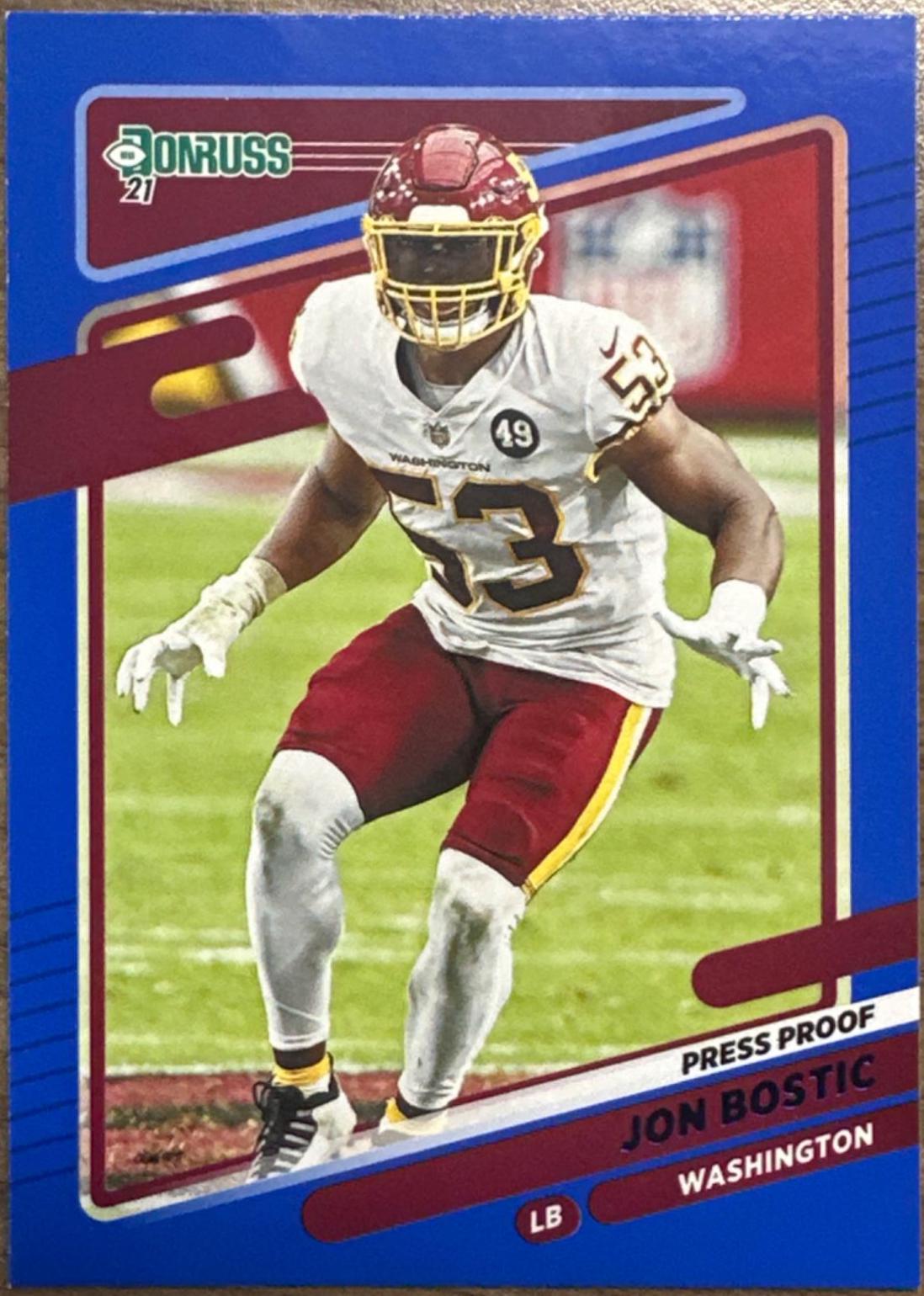 Jon Bostic [Press Proof Blue] #10