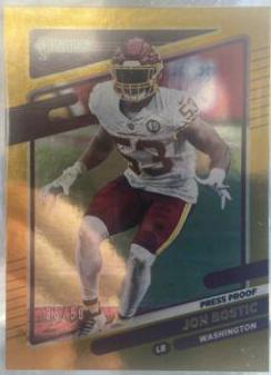Jon Bostic [Press Proof Gold] #10