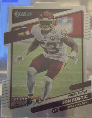 Jon Bostic [Press Proof Silver Die Cut] #10