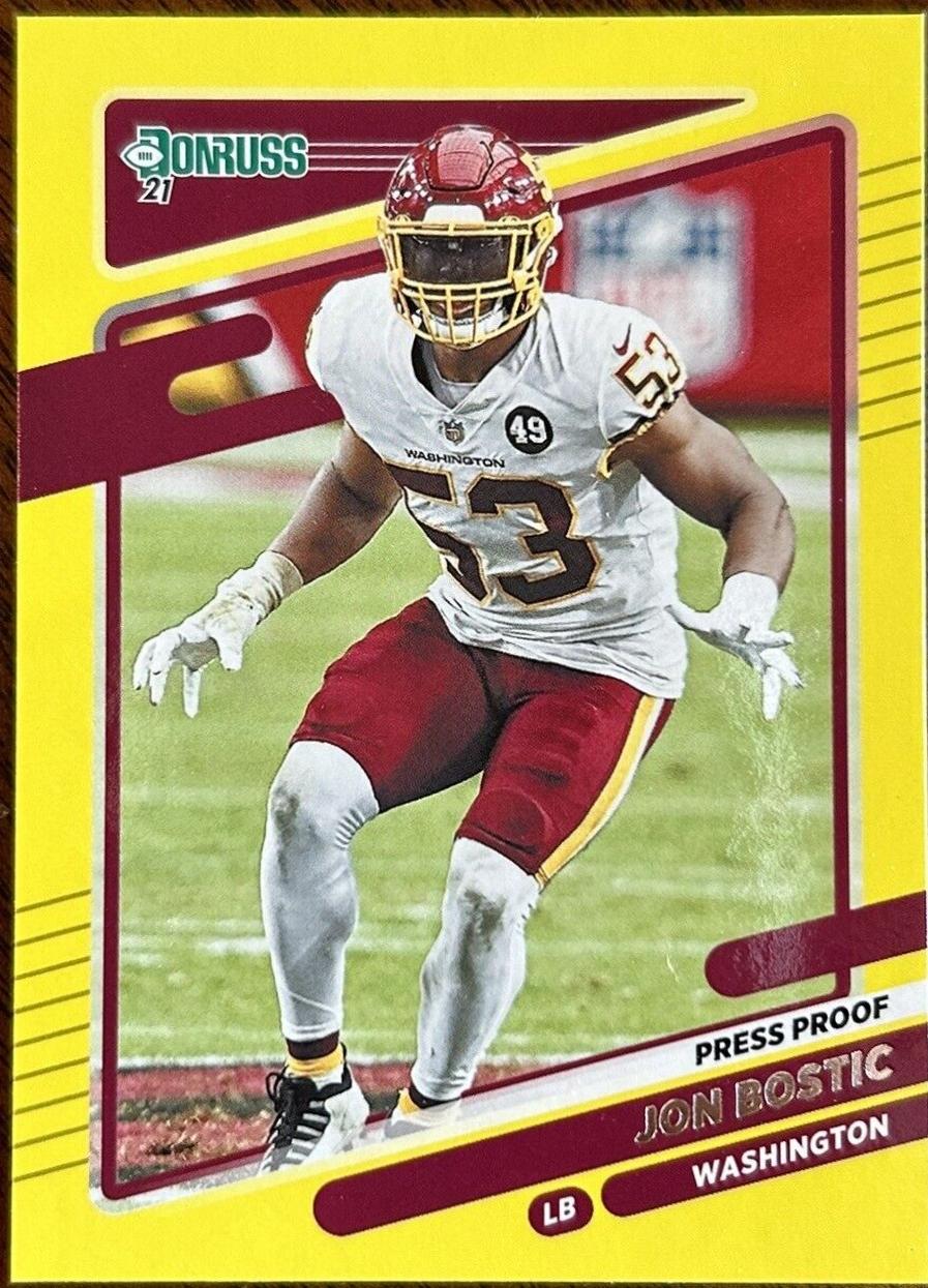 Jon Bostic [Press Proof Yellow] #10