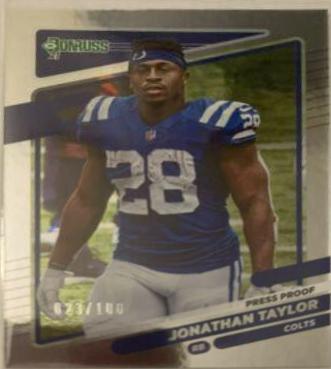 Jonathan Taylor [Press Proof Silver] #150
