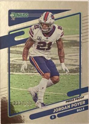 Jordan Poyer [Press Proof Silver] #229