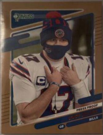 Josh Allen [No Helmet Press Proof Bronze] #225