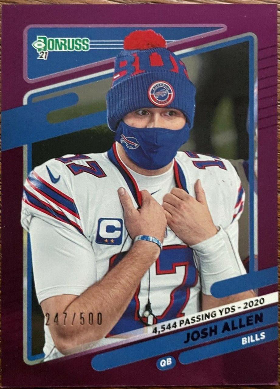 Josh Allen [No Helmet Season Stat Line] #225