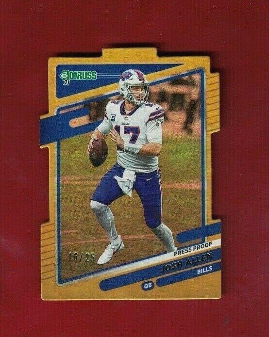 Josh Allen [Press Proof Gold Die Cut] #225