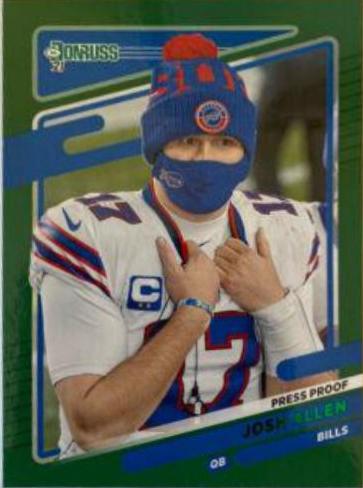 Josh Allen [Press Proof Green] #225