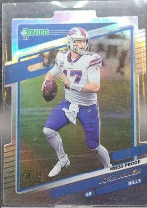 Josh Allen [Press Proof Silver Die Cut] #225