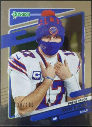 Josh Allen [Press Proof Silver] #225