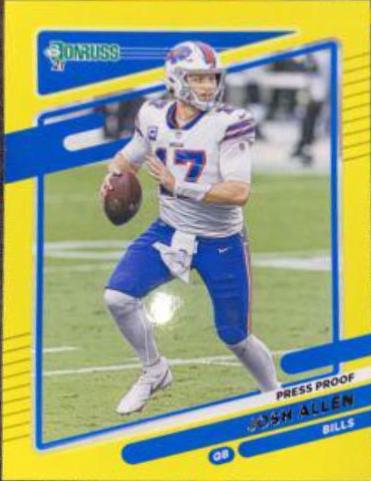 Josh Allen [Press Proof Yellow] #225