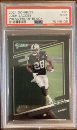 Josh Jacobs [Press Proof Black] #85