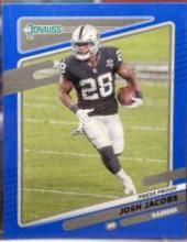 Josh Jacobs [Press Proof Blue] #85