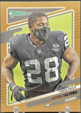 Josh Jacobs [Press Proof Bronze] #85