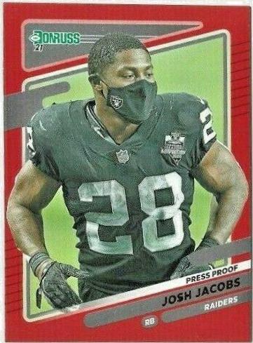 Josh Jacobs [Press Proof Red] #85