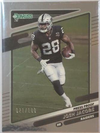 Josh Jacobs [Press Proof Silver] #85
