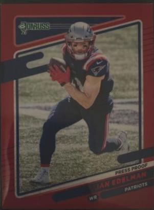 Julian Edelman [Press Proof Red] #45