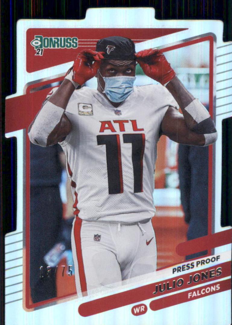 Julio Jones [No Helmet Press Proof Silver Die Cut] #233