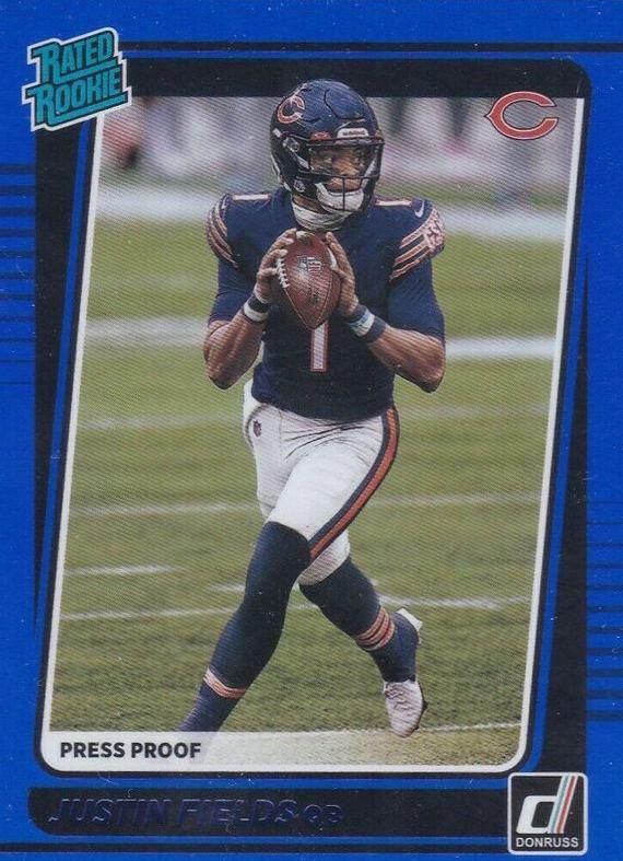 Justin Fields [Press Proof Blue] #253