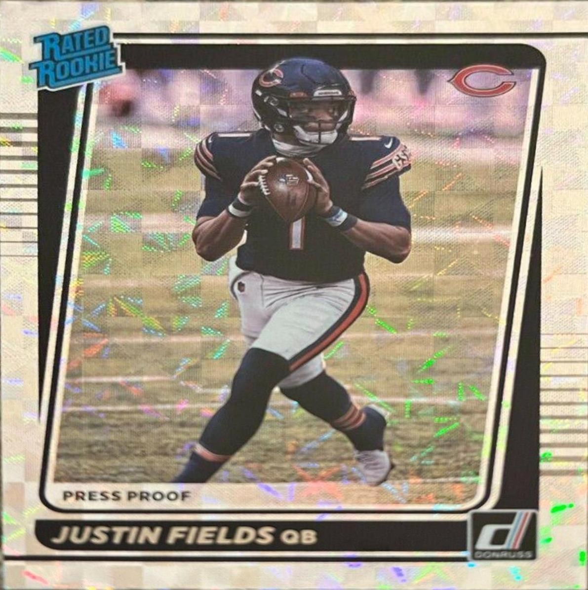 Justin Fields [Press Proof Hyper] #253